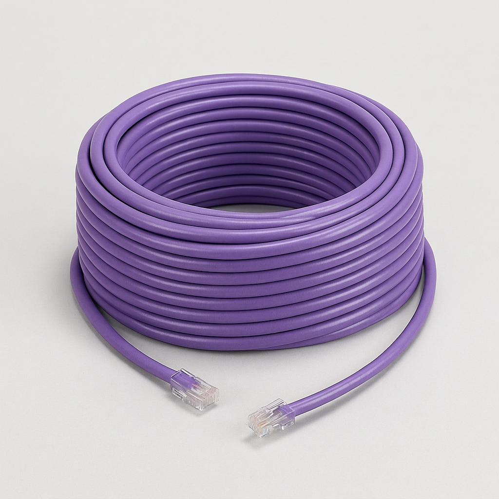 Enterprise-Grade Cat6 Cable, 100 ft
